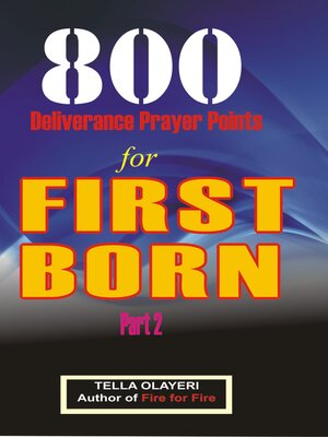 cover image of 800 Deliverance Prayer Points for First Born